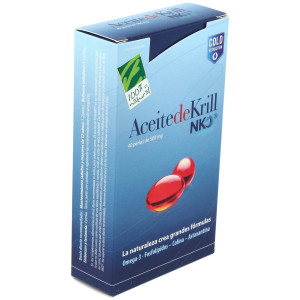 100% Natural Aceite De Krill Nko 40 Cápsulas De 500Mg