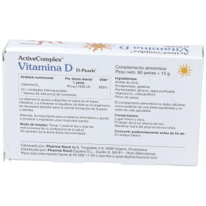 Active Comprimidoslex Vitamina D 1600Ui. 80 Perla