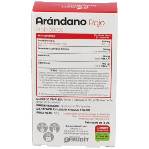 B Green Arandano Rojo Y Probiótico 30 Cápsulas