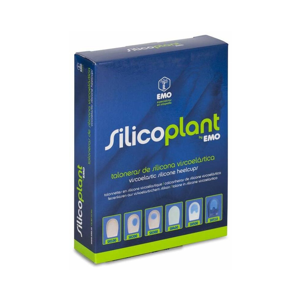 Emo Silicoplant Talonera De Silicona Lite Total Sh500 Talla M, 1 Par