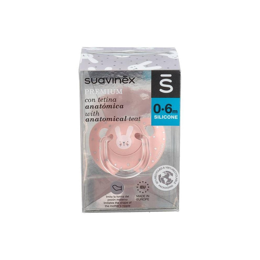 Suavinex Premium Bonhomia Chupete Anatómico Sxpro Silicona 0-6M 1Ud