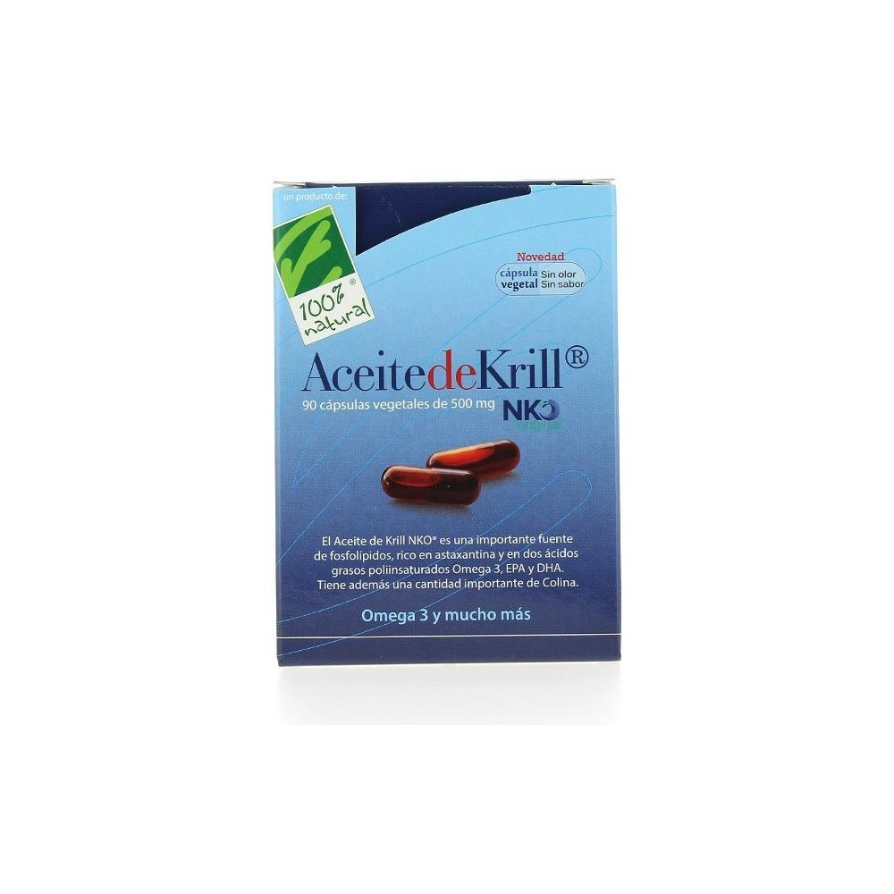 100% Natural Aceite De Krill Nko 80 Perlas De 500Mg