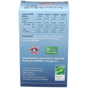 100% Natural Aceite De Krill Nko 80 Perlas De 500Mg