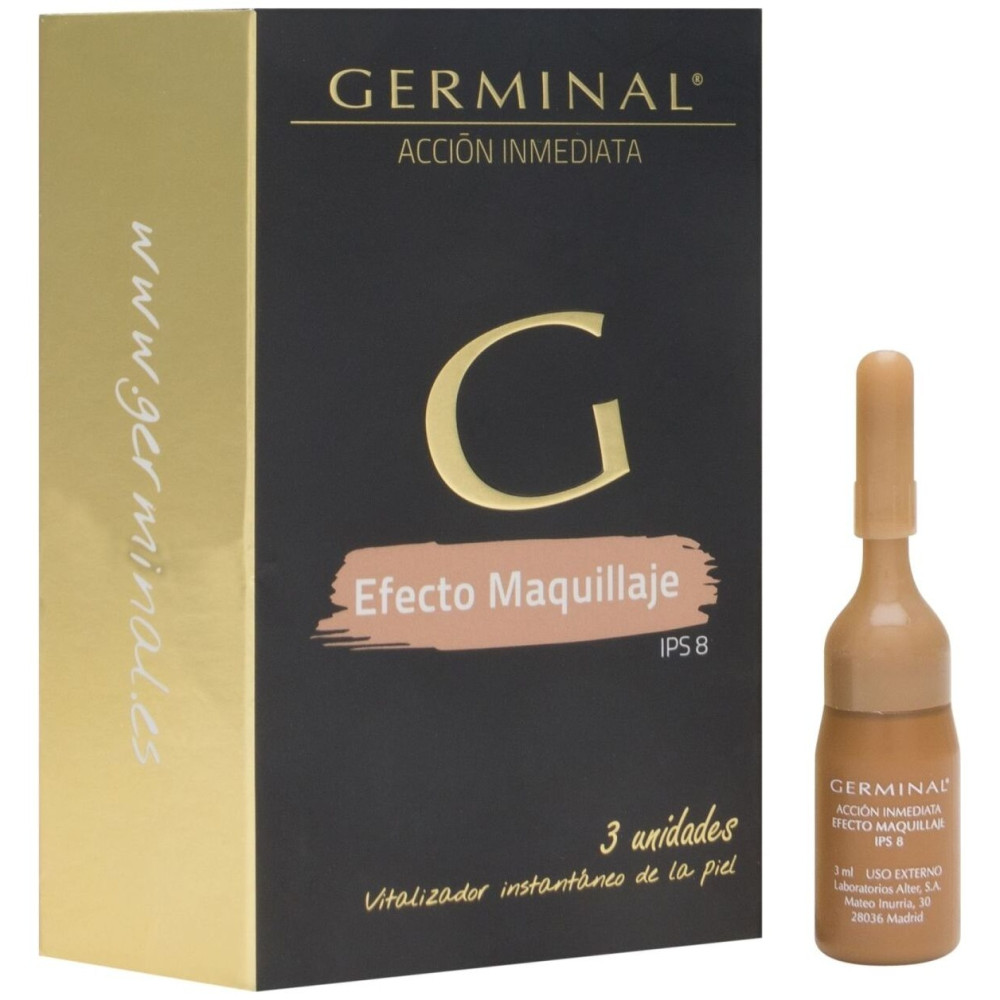 Germinal Acción Inmediata Efecto Maquillaje Tono 02 Spf 8, 3 Ampollas