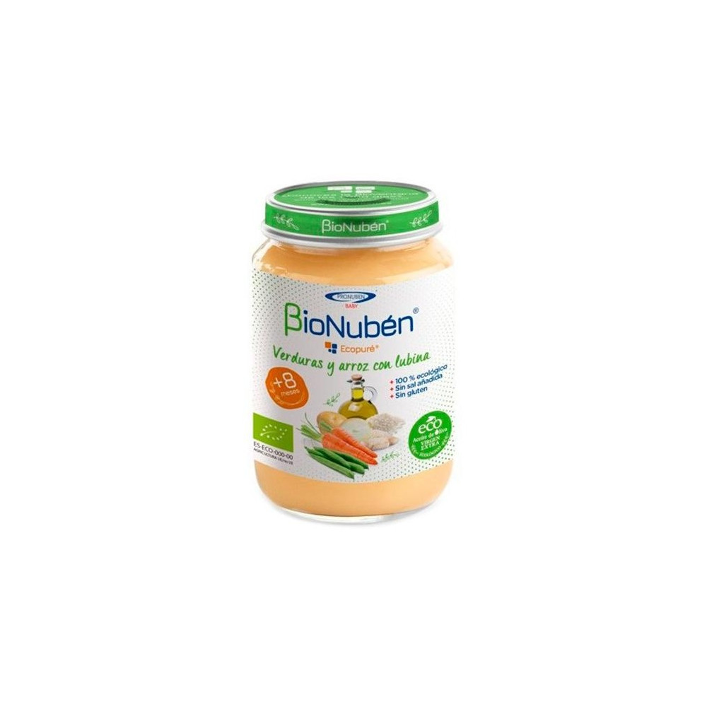 Bionuben Ecopuré Verdura/Arroz/Lubina 250G