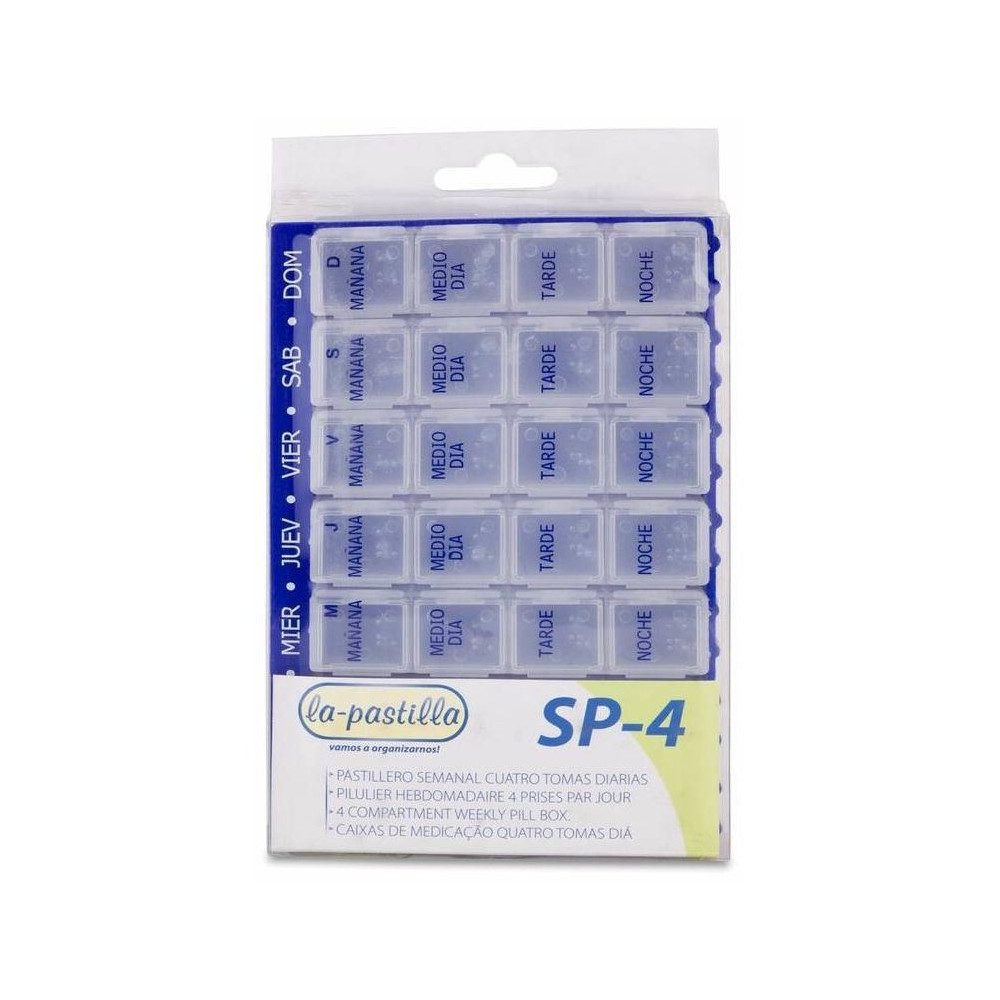 Pastillero Semanal 4 Tomas Gd (F-Sp4)