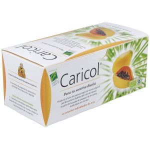 100% Natural Caricol Digestivo 20 Estuches Individuales