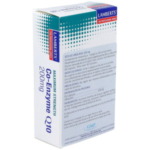 Coenzima Q10 60 Caps 200Mg 8534 Lamberts