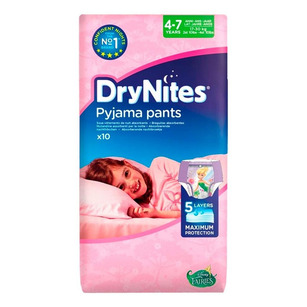 Drynites Niña 4-7 Años 10U