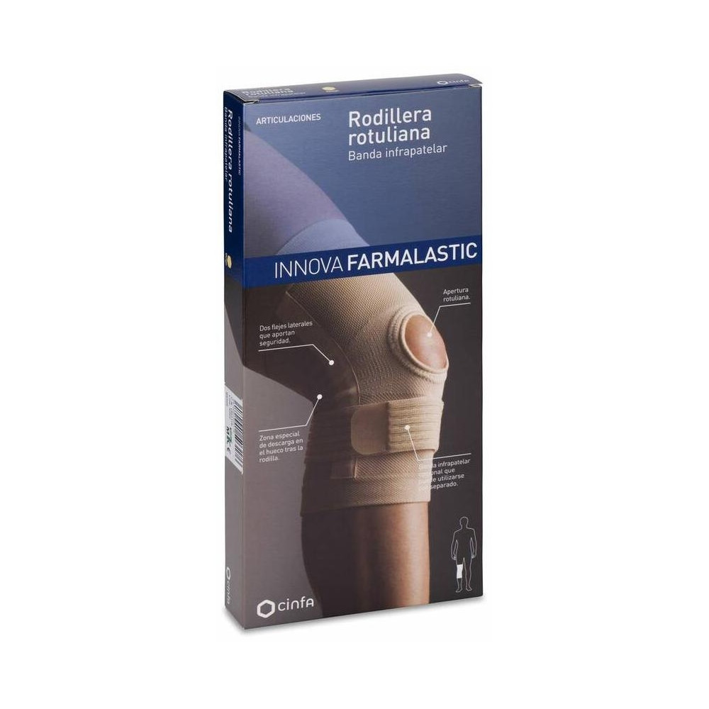Farmalastic Innova Rodillera Rotuliana Talla Mediana, 1 Ud