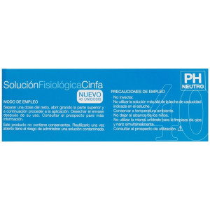 Cinfa Solución Fisiológica, 40 Monodosis