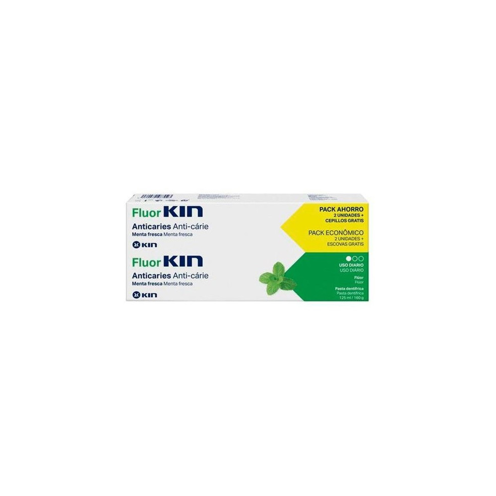 Fluor Kin Anticaries Pasta Dental 125Ml. + Cepillo