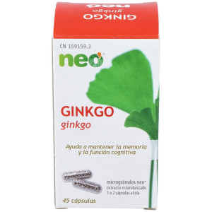 Ginkgo Microgranulos 45Caps Neovital