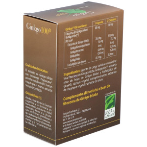 Ginkgo-100 60 Capsulas 100% Natural