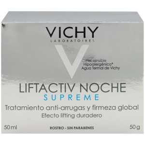 Vichy Liftactiv Noche Tratamiento Antiarrugas Y Firmeza Global, 50Ml