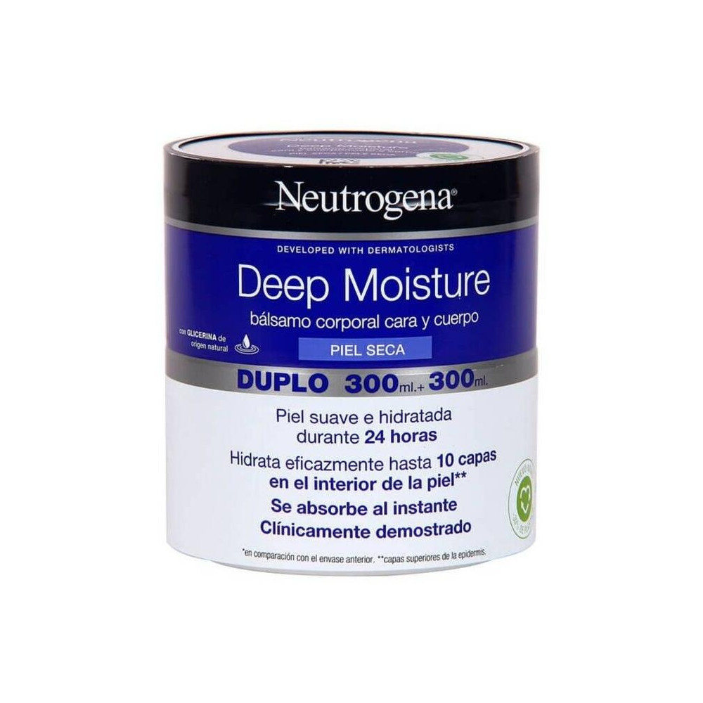 Duplo Neutrogena Comfort Balm Hidratación Profunda Cara Y Cuerpo, 2 X 300 Ml