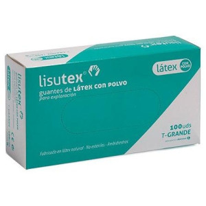 Guantes Latex Lisutex Gde...