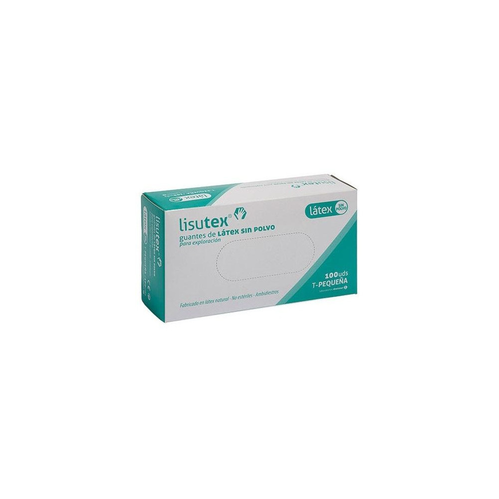 Lisutex Guantes Látex Para Exploración T.Pequeña 100Uds