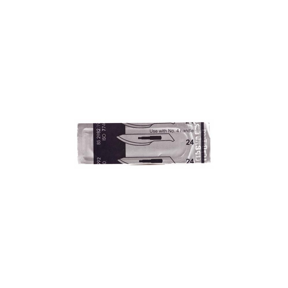 Hojas Bisturi Corysan Esteril N.24 100 U
