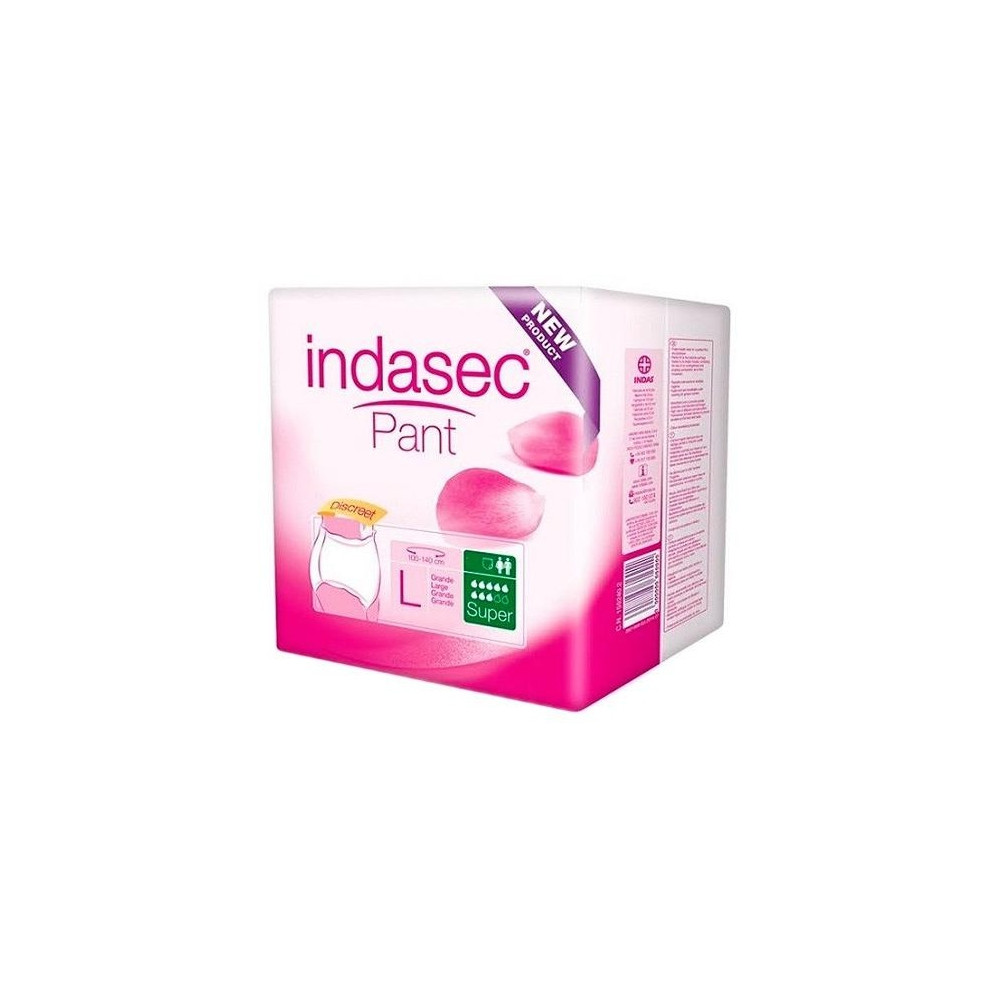 Indasec Pant Super T/Grande 10+6Uds