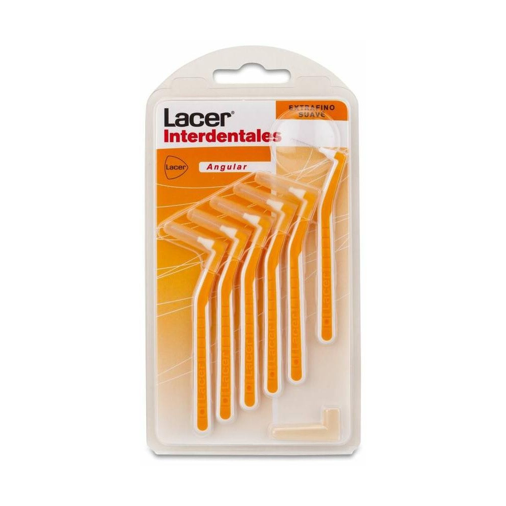 Cepillo Interdental Lacer Extrafino Suave Angular, 6 Uds