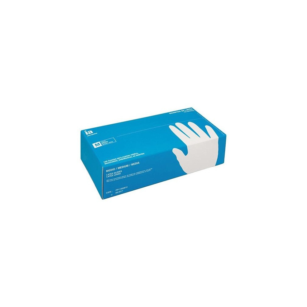 Interapothek Guantes De Látex Con Polvo T-Mediana 1Ud