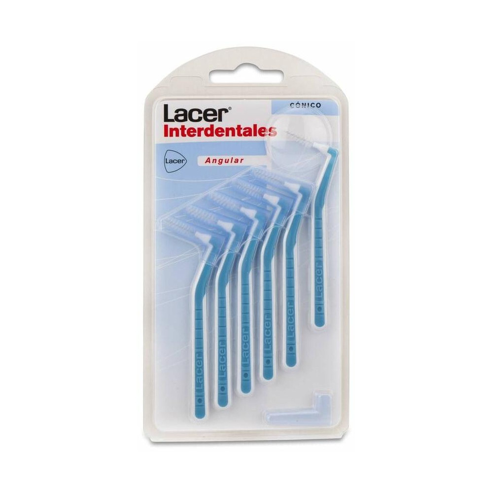 Cepillo Interdental Lacer Conico Angular Azul 6Ud.