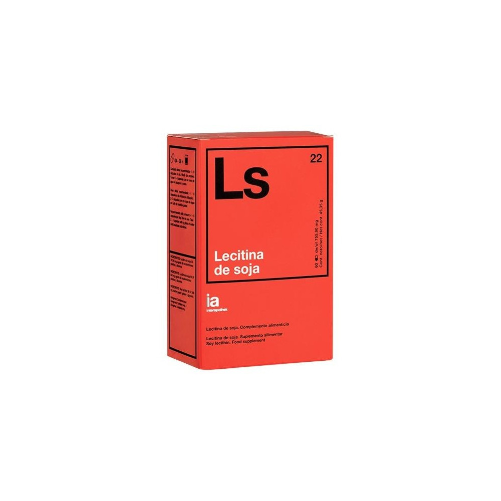Interapothek Lecitina De Soja 60 Cápsulas