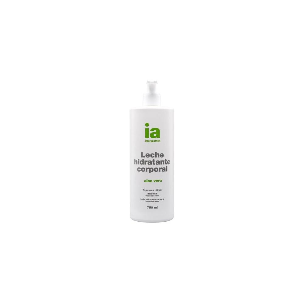 Interapothek Leche Hidratante Corporal Aloe 750 Ml Con Dosificador