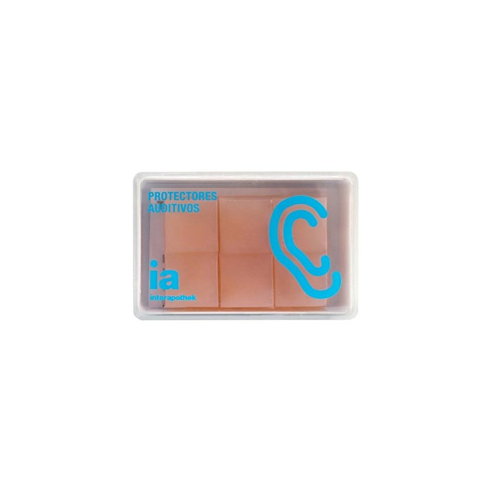 Interapothek Tapones Oídos Silicona Moldeable 6Uds