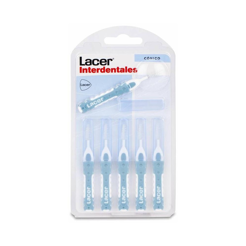 Cepillo Interdental Lacer Conico Recto Azul 6Ud.