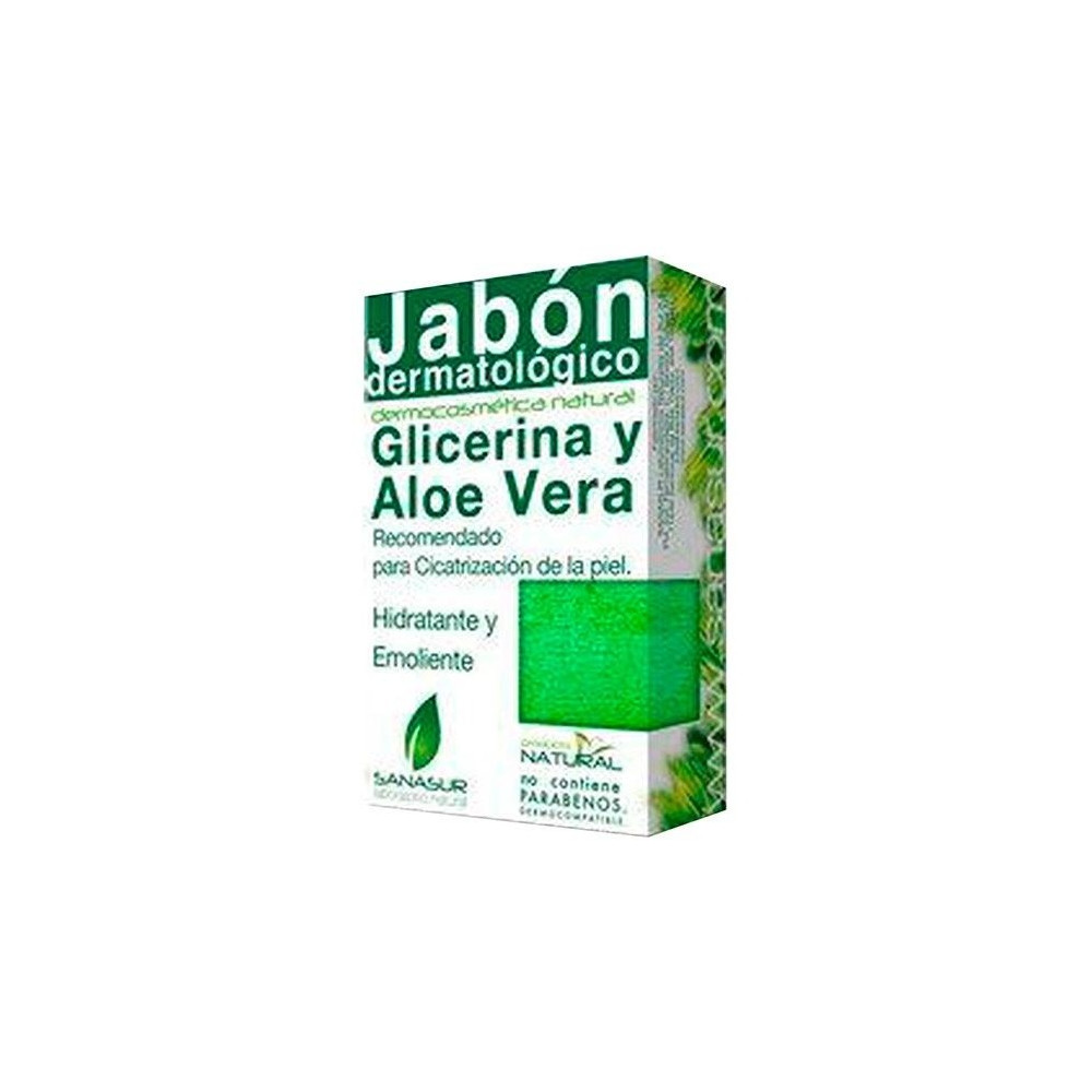 Sanasur Jabón Glicerina Y Aloe Vera 100G