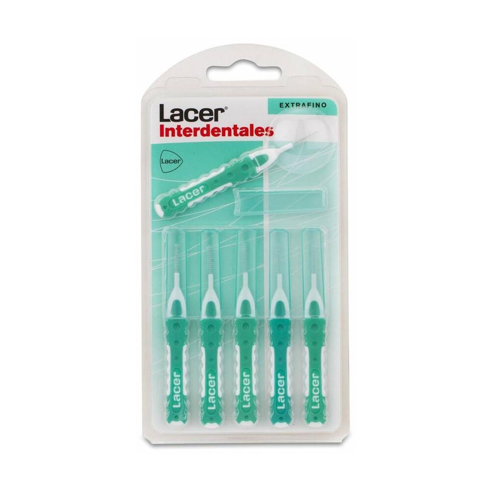 Interdental Lacer Extrafino Recto Turquesa 6Ud.