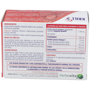 Krill 3 60 Perlas Herbovita