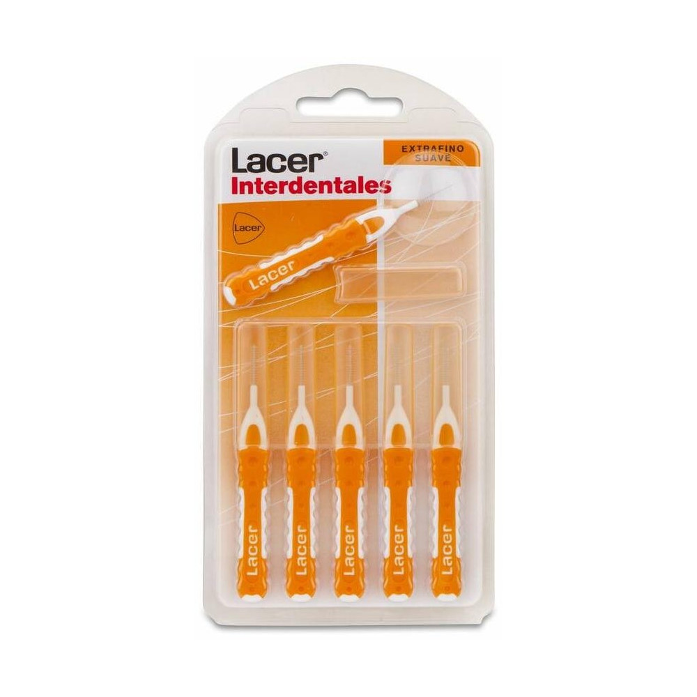 Interdental Lacer Extrafino Recto Suave Naranja 6U