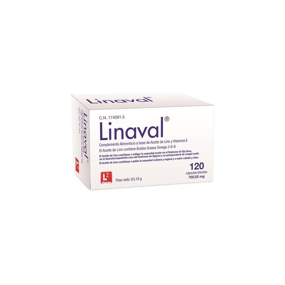 Linaval 702,02 Mg 120 Capsulas
