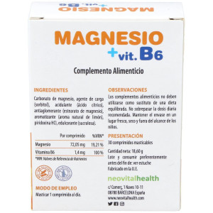 Magnesio + B6 Neo 30 Compr Neovital