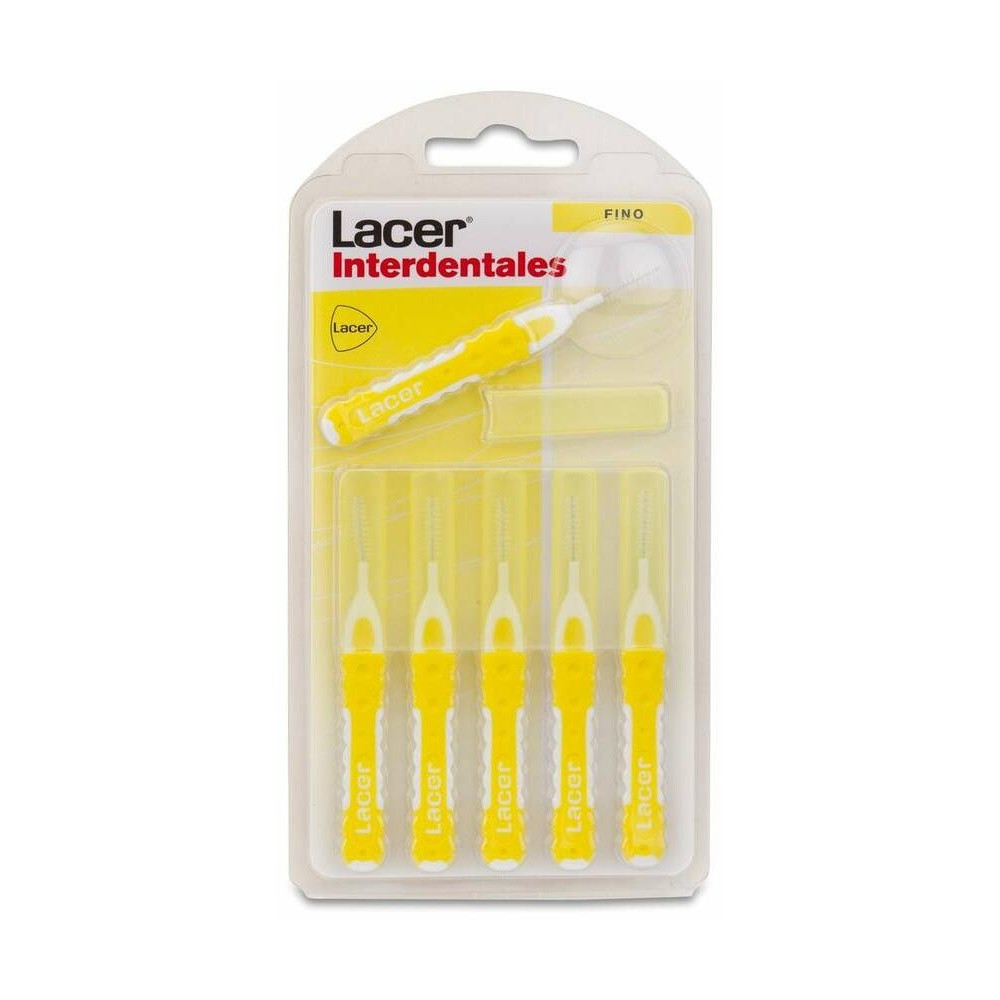 Interdental Lacer Fino Recto Amarillo 6U