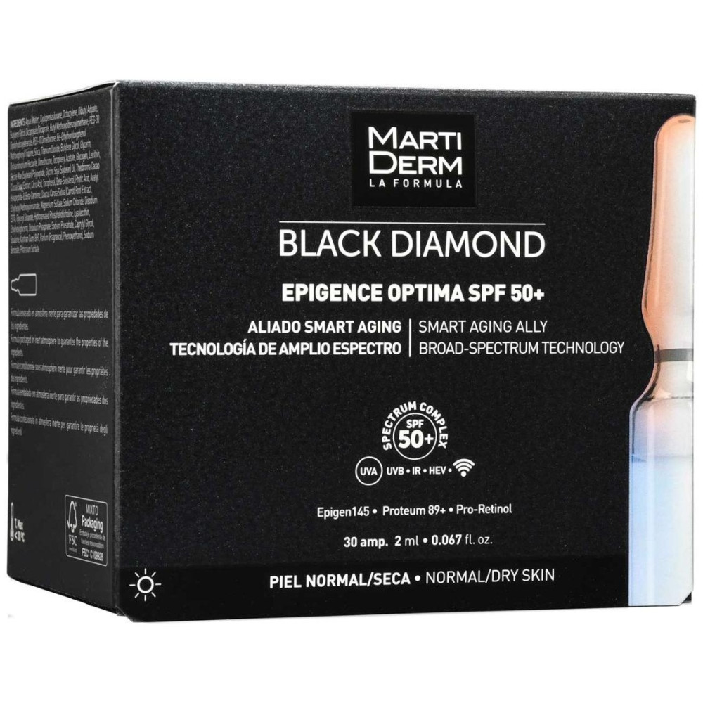 Black Diamond Epigence Optima Ampollas Para Piel Normal-Seca Spf50+ 30 X 2 Ml