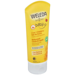 Weleda Baby 2 En 1 Champú Y Gel De Ducha De Caléndula 200Ml