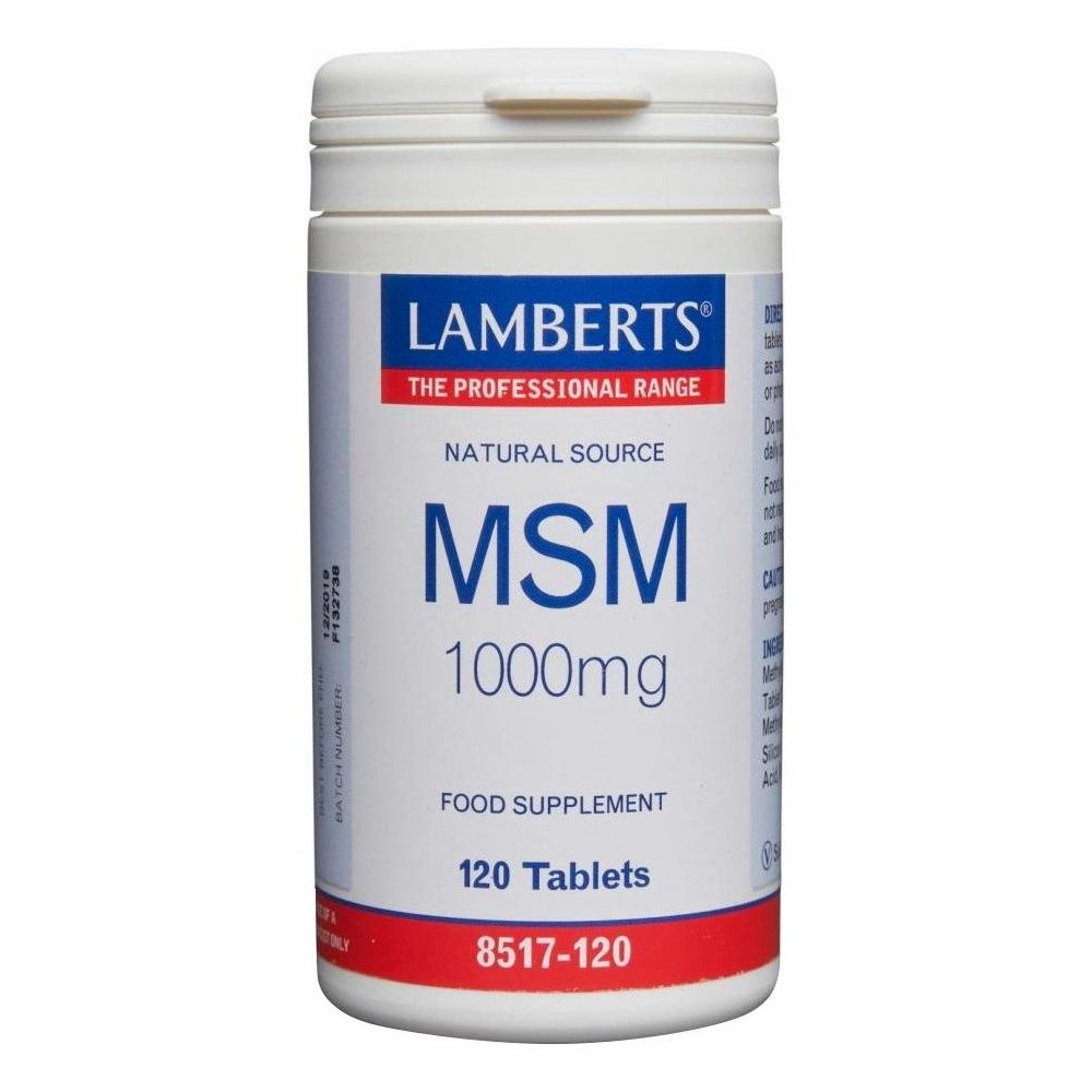 Msm 1000Mg 120 Tablets 8517 Lamberts