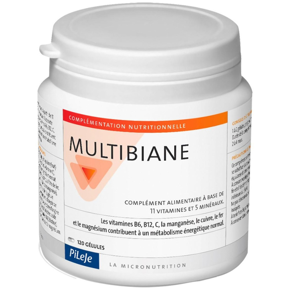 Pileje Multibiane 120 Cápsulas 586Mg