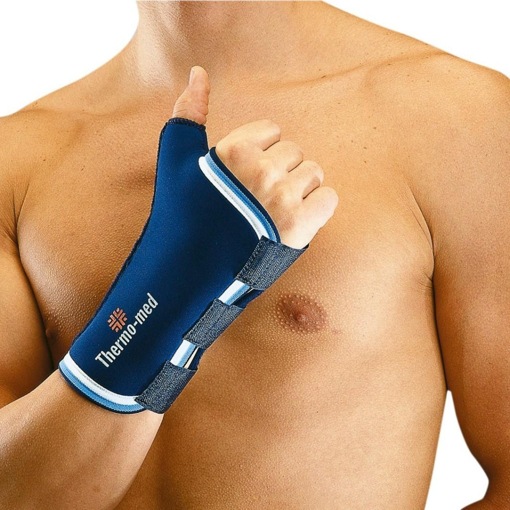 Orliman Muñequera Férula Neopreno Pulgar 4604 21-23Cm Azul T4 1Ud