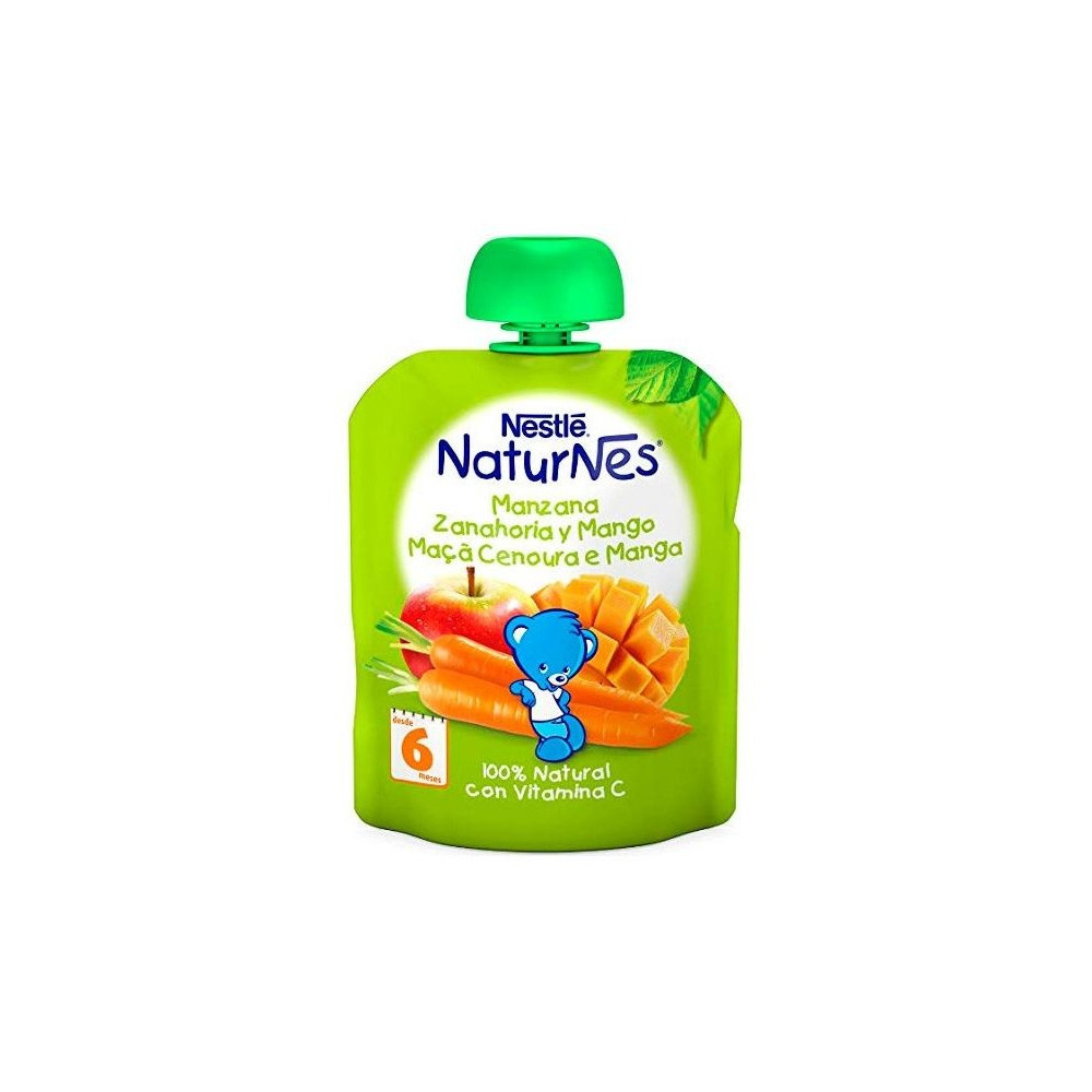 Nestlé Natunes Bolsita Manzana Zanahoria Y Mango 90G
