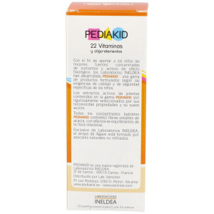 Pediakid 22 Vitaminas-Oligoelementos Jarabe 125Ml.