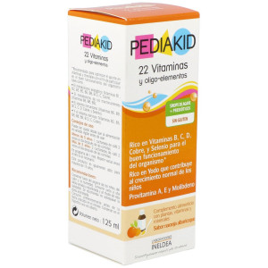 Pediakid 22 Vitaminas-Oligoelementos Jarabe 125Ml.