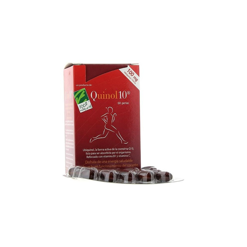 100% Natural Quinol10 60 Perlas De 100Mg