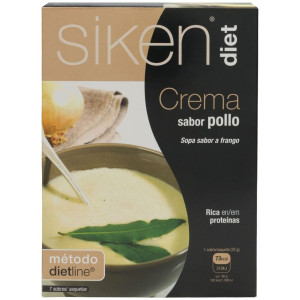 Siken Diet Crema De Pollo 7 Sobres