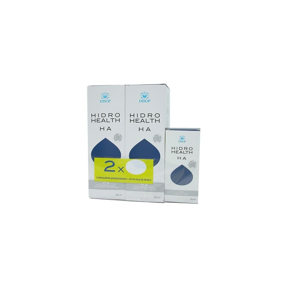 Sol Lentes Hidro Health Ha 2X360 + 60Ml