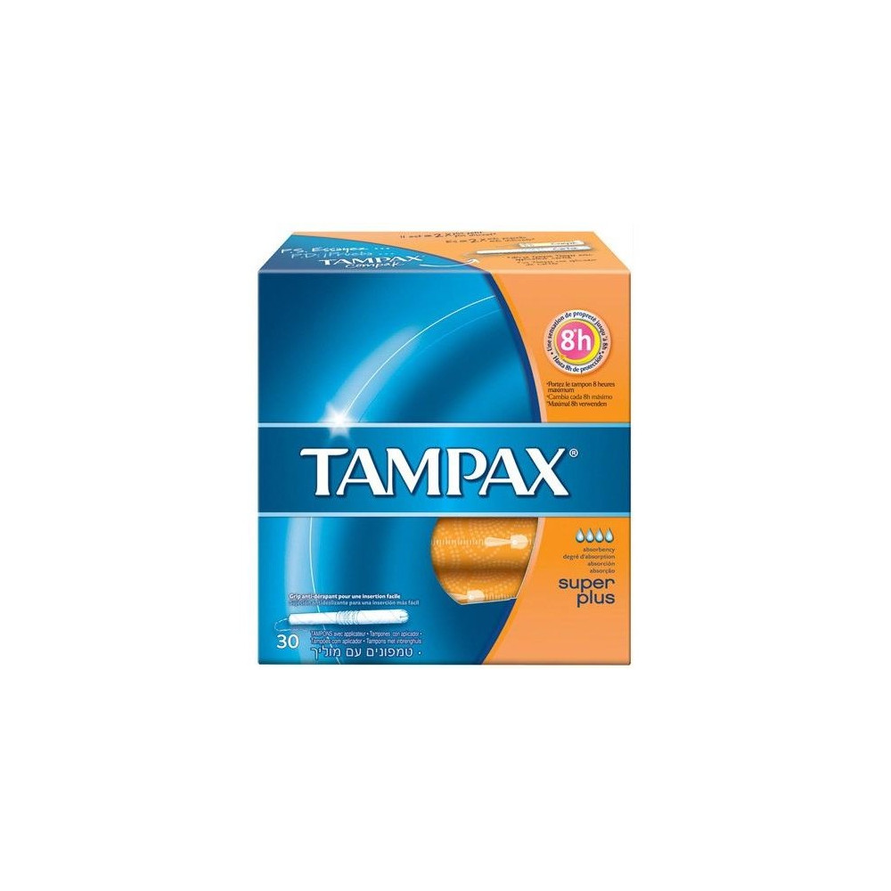 Tampax Tampones Con Aplicador De Cartón Suplerplus 30Uds